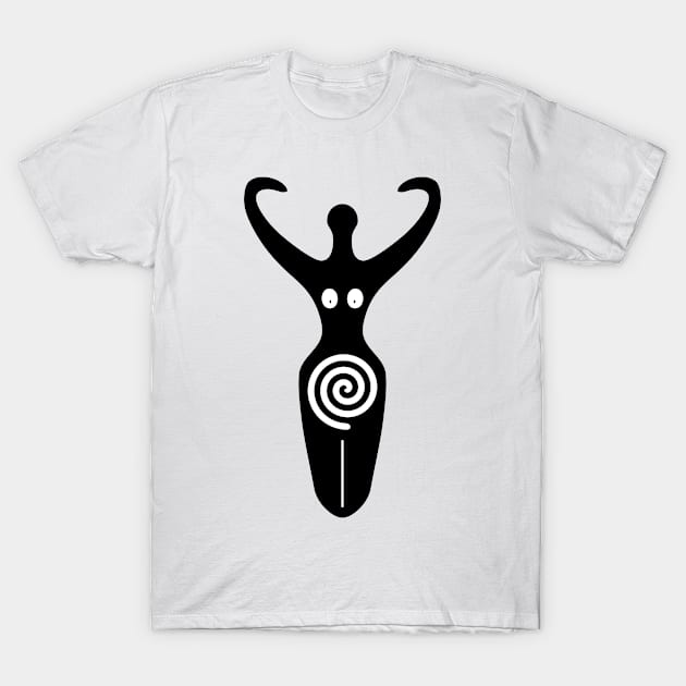 Spiral Goddess T-Shirt by NeedThreads